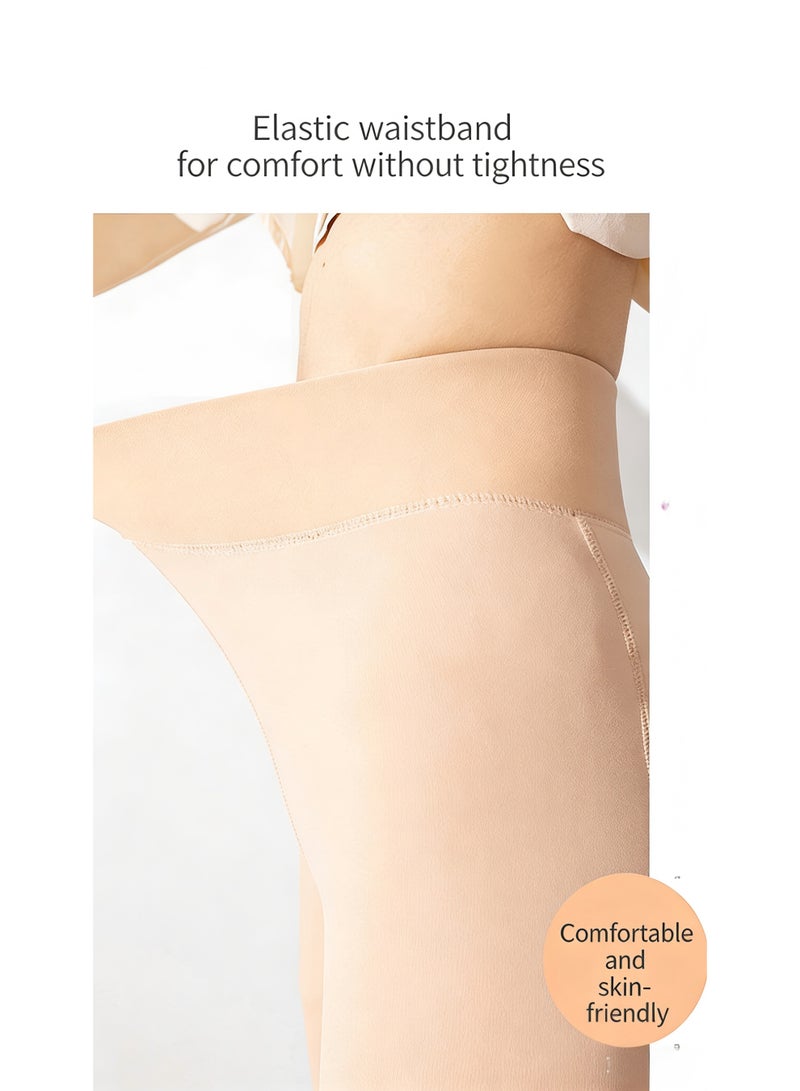 Women's Nude Color Tights-Thickened Warmth,Anti-Run Design,Perfect for Cool Offices&Daily Use - Image 3